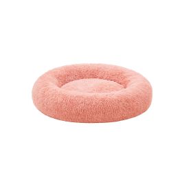 Dog Bed - GRAVAS Fluffy Calming Dog Bed with Washable Cover - Pink