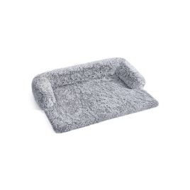 122 x 95 x 18 cm FluffyHug Dog Sofa Bed Grey