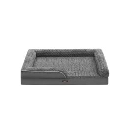 Dog Bed - MONRA Orthopedic Large Dog Bed with Memory Foam - Slate Grey