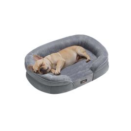 ASHBOURNEEN Orthopaedic Dog Bed - Grey