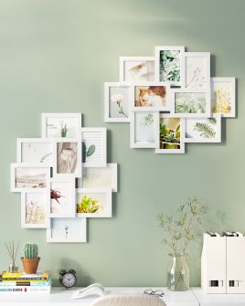 Picture Frame - ZARNIA Collage 10-Opening 4x6 MDF - White