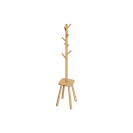 Coat Rack - VIVRAE Hall Tree Stand 170.5 cm Tall - Beige