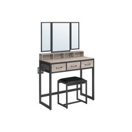 Dressing Table - PORTO Dresser Greige 90cm