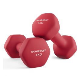 TAXARA Set of 2 Neoprene Dumbbells - Red