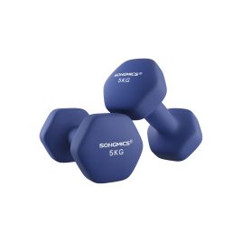 Set of 2 Dumbbells 2 x 5 kg Blue