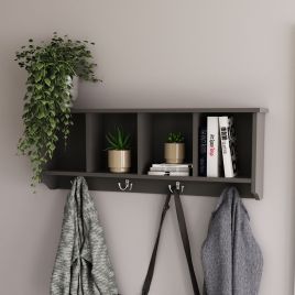 Kempton Wall Rack Grey