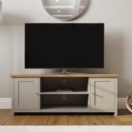 Lancaster Large TV Cabinet Grey
