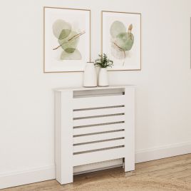 LYRA Radiator Cover Small White