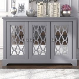 Honiton Durable and High Quality Material 3 Door Sideboard - Grey