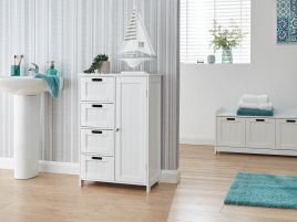 Colonial Multi Cabinet White