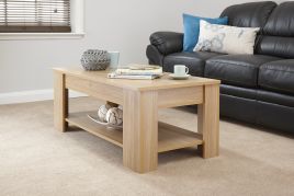 Lift Up Coffee Table - Oak
