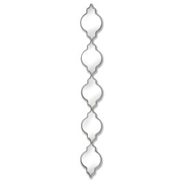 Quarterfoil Decorative Hanging Mirror - Silver