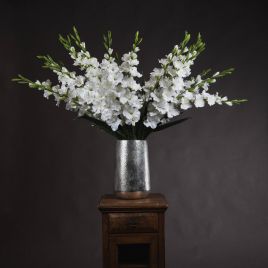 Artificial Flowers Gladioli - White