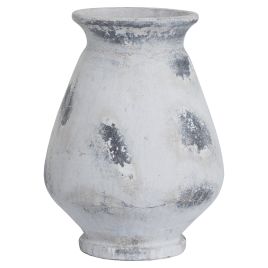 Antique White Vase - Large