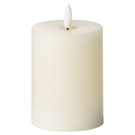 Natural Glow 3 x 4 LED Candle - Cream