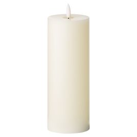 Natural Glow LED Cream Candle - 3 x 8