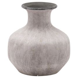 Courtney Squat Stone Vase
