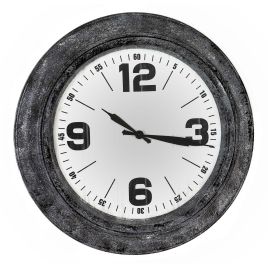 Roco Wall Clock - Silver