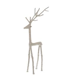 Standing Stag  Ornament - Silver