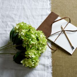 Green Plastic Hydrangea Bunch