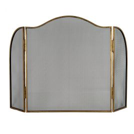 Antiqo Brass Fire Screen - Large