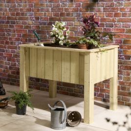 HAVENFORD Garden Raised Bed Planter - Natural