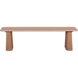SINDRA Solid Wood Dining Bench - Oak Finish