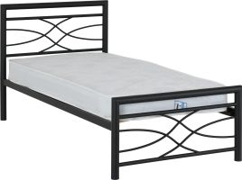 Kelly 4ft6 Double Bed - Black