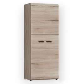 Wardrobe - KALEIDO 2 Door Wardrobe Oak Sonoma 80cm