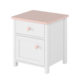 Moon LN-07 Bedside Cabinet - White Matt