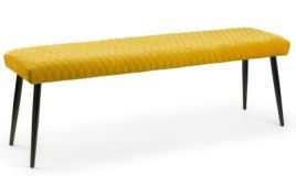 Luxe Low Bench - Mustard