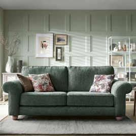 Zazzles 3 Seater Sofa - Jungle Green