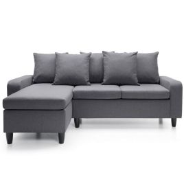 Pontoon Corner Sofa - Left Arm Dark Grey