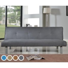Canterbury Faux Suede 3 Seater Sofa Bed - 4 Colours