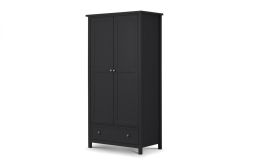 Maine 2 Door Combination Wardrobe - Anthracite