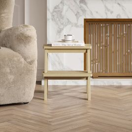 ADREN Pine Side Table - Grey Wash