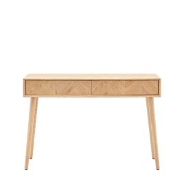 BROOKHAVEN 2 Drawer Console Table - Oak