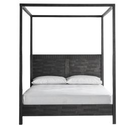 ASHWELL Super Kingsize Wooden Bedframe - Black