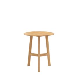 THORNWELL Round Side Table - Medium Oak