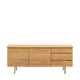 THORNWELL 2 Door 3 Drawer Sideboard - Medium Oak