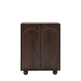 FAIRHILL 2 Door Tall Sideboard - Dark Oak