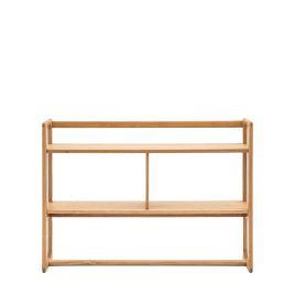 ARTISAN Wide Open Display Rack - Medium Oak