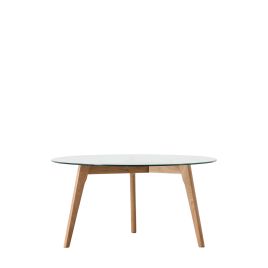HARRINGTON Round Coffee Table Oak