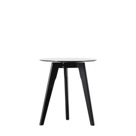 HARRINGTON Round Side Table - Black