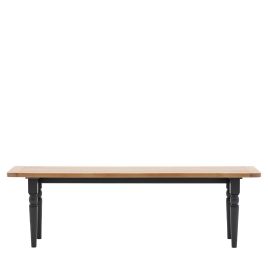BANSTEAD Dining Bench - Black
