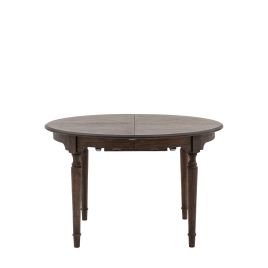 WHITCOMBE Extending Round Dining Table