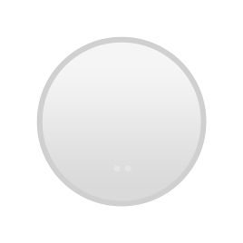 WVENA 70cm Round LED Bathroom Mirror with Backlight & 3 Colours