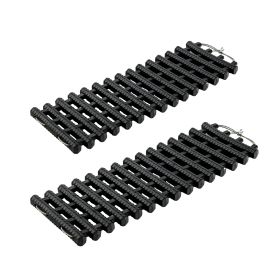 GLOWTARA Tire Traction Mats TPR Recovery Tracks with Bag-S