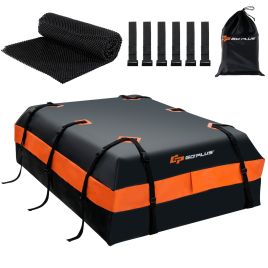 560L Rooftop Cargo Carrier Waterproof Car Roof Bag-Orange