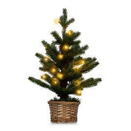 Pre-lit Mini Artificial Christmas Tree - 96 Tips